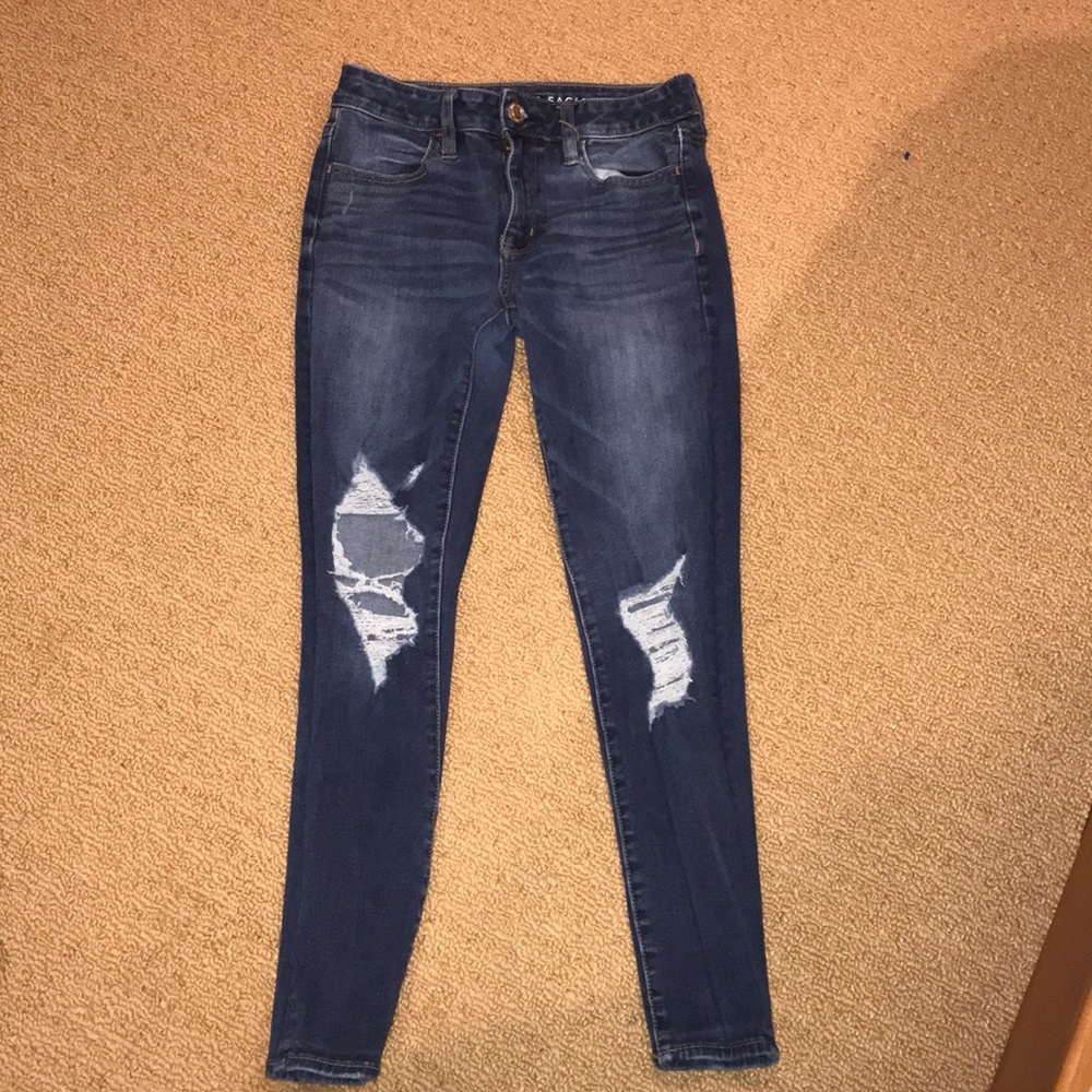 American Eagle Ripped Jeans, Next Level Stretch